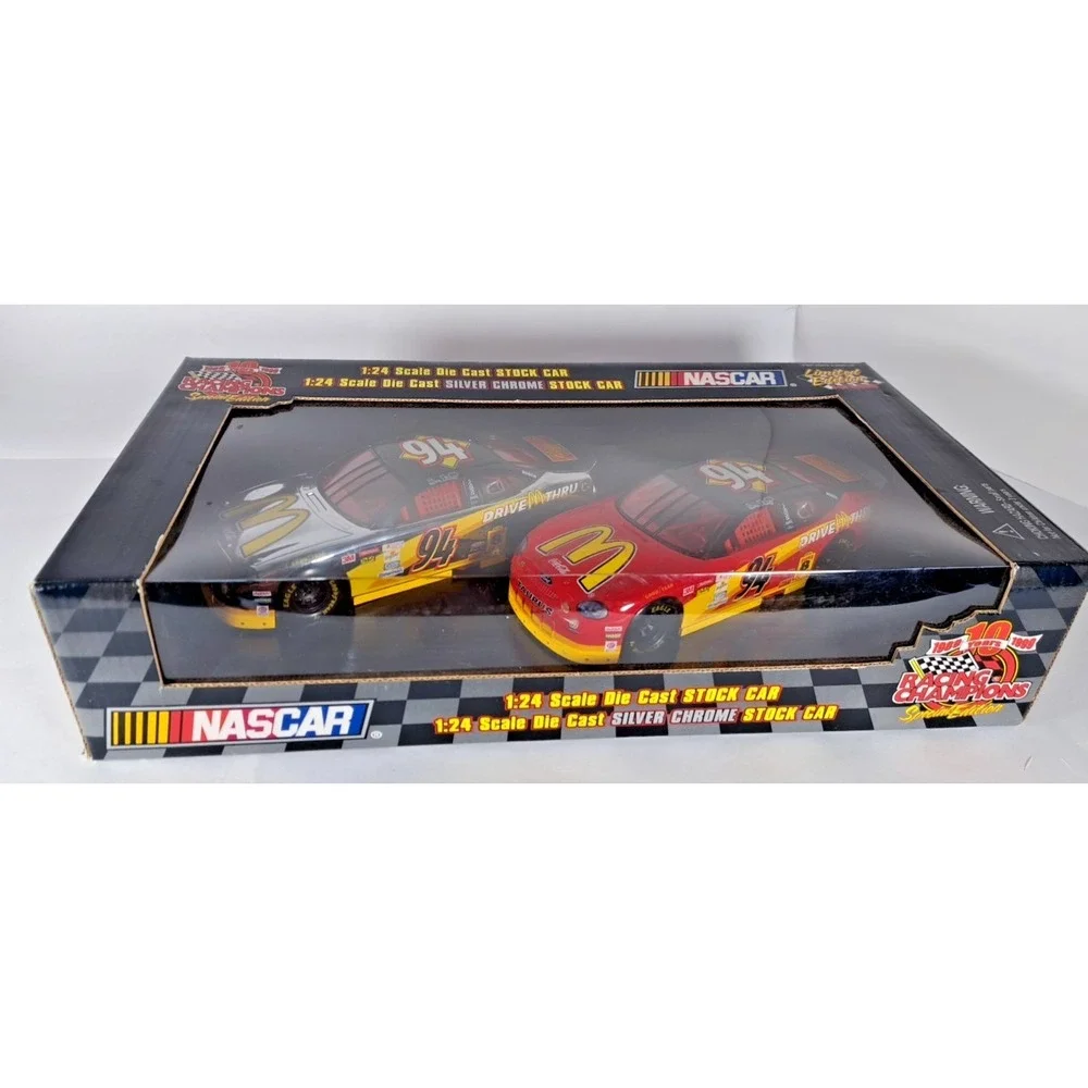 Racing Champions Nascar Special Edition Chrome Stock‎ Car 1:24 Die Cast NEW